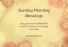 Sunday Morning Blessings Sunday Morning Blessings