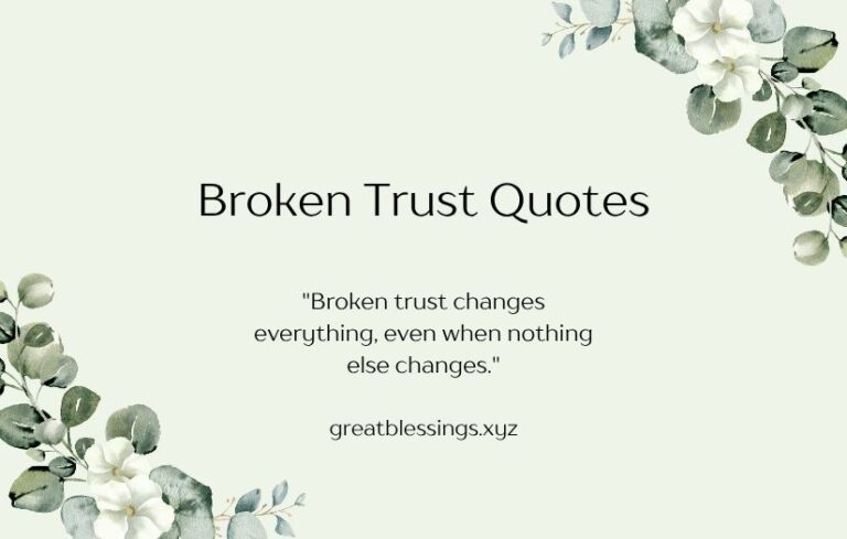Broken Trust Quotes